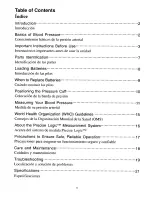 Preview for 2 page of Panasonic EW254 - ARM BP MONITOR Operating Manual