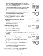 Предварительный просмотр 13 страницы Panasonic EW254 - ARM BP MONITOR Operating Manual