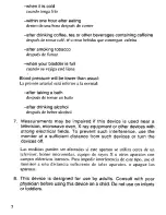 Preview for 8 page of Panasonic EW284 - WRIST BP MONITOR Operating Manual