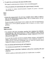 Preview for 21 page of Panasonic EW284 - WRIST BP MONITOR Operating Manual