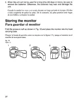 Preview for 28 page of Panasonic EW284 - WRIST BP MONITOR Operating Manual