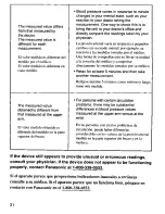 Preview for 32 page of Panasonic EW284 - WRIST BP MONITOR Operating Manual