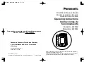 Panasonic EW3002 - WRIST BP MONITOR-LOW Operating Instructions Manual preview