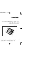 Preview for 35 page of Panasonic EW3004 Operating Instructions Manual