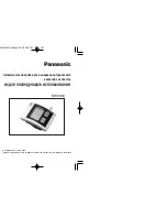 Preview for 68 page of Panasonic EW3004 Operating Instructions Manual