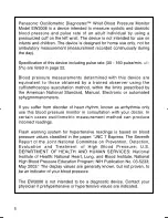 Preview for 2 page of Panasonic EW3006S Operating Instructions Manual