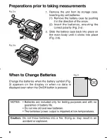 Preview for 10 page of Panasonic EW3006S Operating Instructions Manual