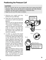 Preview for 11 page of Panasonic EW3006S Operating Instructions Manual