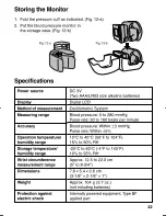 Предварительный просмотр 23 страницы Panasonic EW3006S Operating Instructions Manual