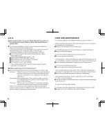 Preview for 21 page of Panasonic EW3038 Operating Instructions Manual