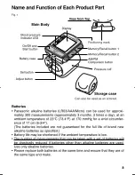 Preview for 9 page of Panasonic EW3039S Operating Instructions Manual