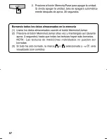 Preview for 58 page of Panasonic EW3039S Operating Instructions Manual