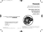 Preview for 1 page of Panasonic EW3111 - ARM BP MONITOR-LOW Operating Instructions Manual