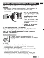 Preview for 13 page of Panasonic EW3153 Instructions Manual