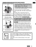 Предварительный просмотр 19 страницы Panasonic EW3153 Instructions Manual