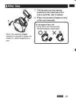 Preview for 29 page of Panasonic EW3153 Instructions Manual