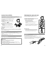 Preview for 5 page of Panasonic EW6011 Operating Instructions Manual