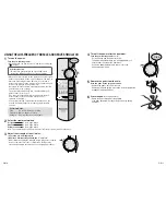 Preview for 8 page of Panasonic EW6011 Operating Instructions Manual