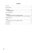 Preview for 2 page of Panasonic EX-30 Series User Manual