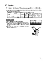 Preview for 13 page of Panasonic EX-30 Series User Manual