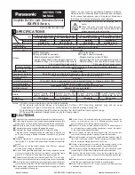 Panasonic EX-F61 Instruction Manual preview