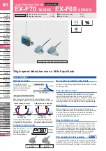 Panasonic EX-F70 SERIES Ordering Manual preview