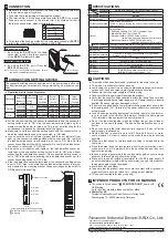 Preview for 2 page of Panasonic EX-FC1 Instruction Manual