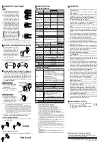 Preview for 2 page of Panasonic EX-L200 Series Instruction Manual