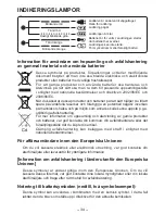 Preview for 34 page of Panasonic EY-0110 Operating Instructions Manual