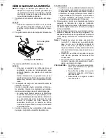 Предварительный просмотр 25 страницы Panasonic EY-0214 Operating Instructions Manual