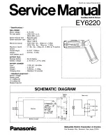 Panasonic EY 6220 Service Manual preview