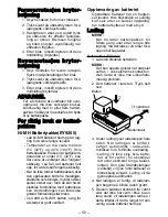 Preview for 55 page of Panasonic EY-6506 Operating Instructions Manual