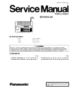 Panasonic EY0110-U1 Service Manual preview
