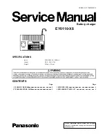 Preview for 1 page of Panasonic EY0110-X8 Service Manual