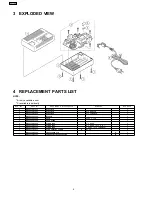 Preview for 4 page of Panasonic EY0110-X8 Service Manual