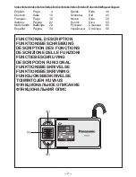 Предварительный просмотр 2 страницы Panasonic EY0L10 Operating Instructions Manual