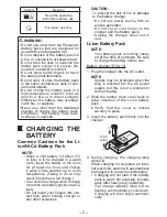 Предварительный просмотр 5 страницы Panasonic EY0L10 Operating Instructions Manual