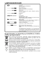 Предварительный просмотр 43 страницы Panasonic EY0L10 Operating Instructions Manual