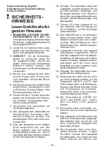 Предварительный просмотр 10 страницы Panasonic EY0L11 Operating Instructions Manual