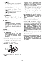 Предварительный просмотр 27 страницы Panasonic EY0L11 Operating Instructions Manual