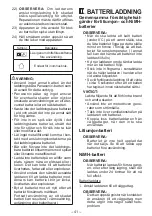 Предварительный просмотр 41 страницы Panasonic EY0L11 Operating Instructions Manual