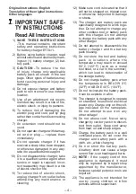 Preview for 4 page of Panasonic EY0L11B57 Operating Instructions Manual