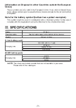 Preview for 8 page of Panasonic EY0L11B57 Operating Instructions Manual