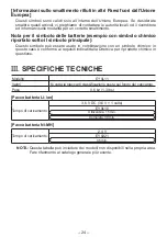 Preview for 24 page of Panasonic EY0L11B57 Operating Instructions Manual