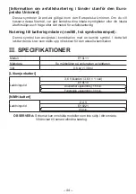 Preview for 44 page of Panasonic EY0L11B57 Operating Instructions Manual