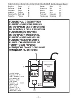 Preview for 2 page of Panasonic EY0L80 Operating Instructions Manual