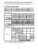 Preview for 8 page of Panasonic EY0L80 Operating Instructions Manual