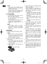 Preview for 6 page of Panasonic EY0L82B57 Operating Instructions Manual