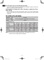 Preview for 8 page of Panasonic EY0L82B57 Operating Instructions Manual