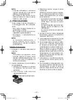 Preview for 23 page of Panasonic EY0L82B57 Operating Instructions Manual